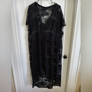 TORRID swim lace kimono coverup sz 4